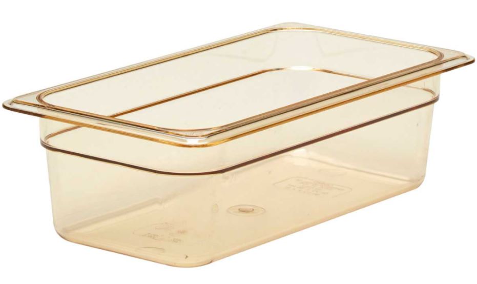 Cambro Microwavable 1/3rd Hotel Pan 4" Deep (6 per case)