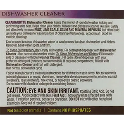 Back Label