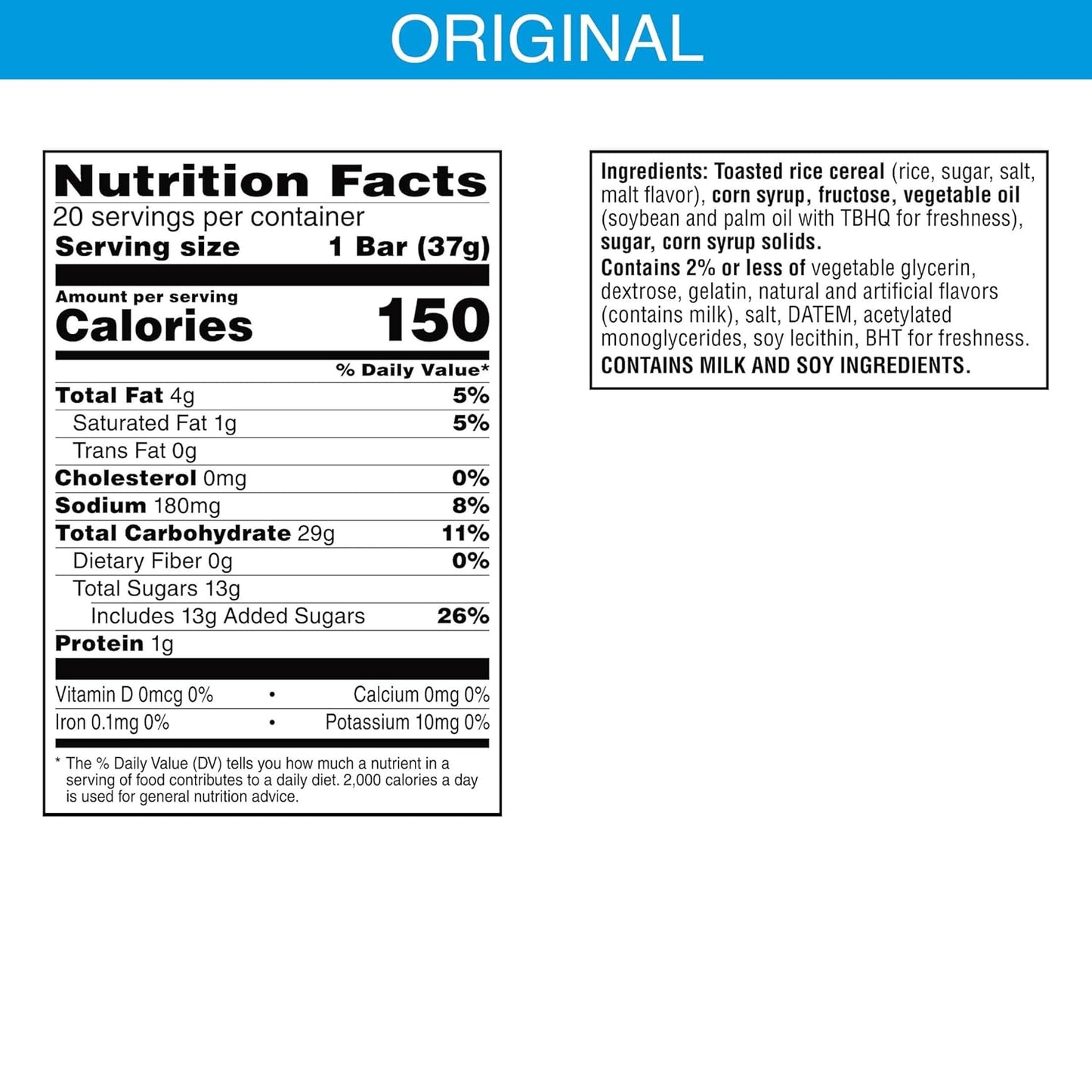 Kellogg's Rice Krispie Treat Original Squares