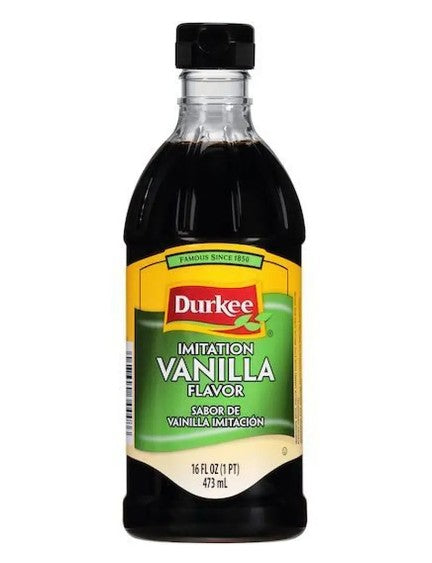 Durkee Vanilla Imitation Flavor, 16 oz. (6 per case)