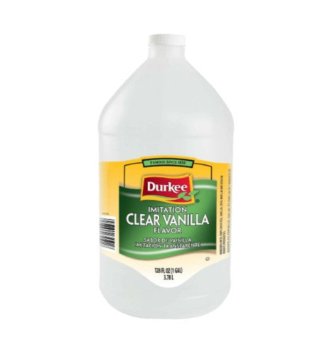 Durkee Clear Imitation Vanilla, 128 oz. (4 per case)