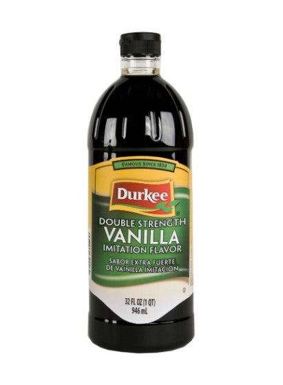 Durkee Vanilla Imitation Double Strength, 32 oz. (6 per case)