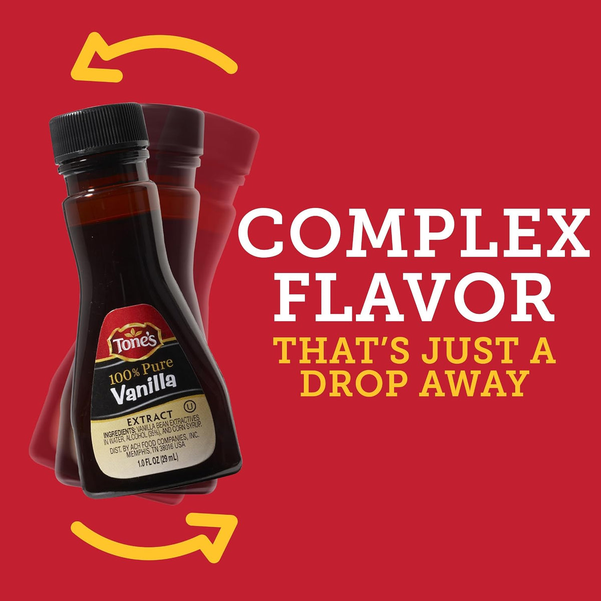 Tone's Pure Vanilla Extract, 1 oz. (144 per case)