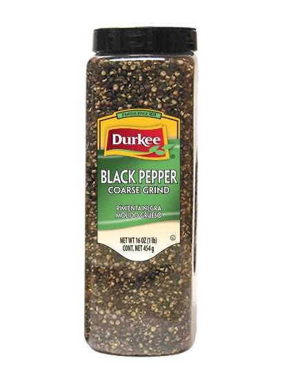 Durkee Coarse Ground Black Pepper, 16 oz. (6 per case)