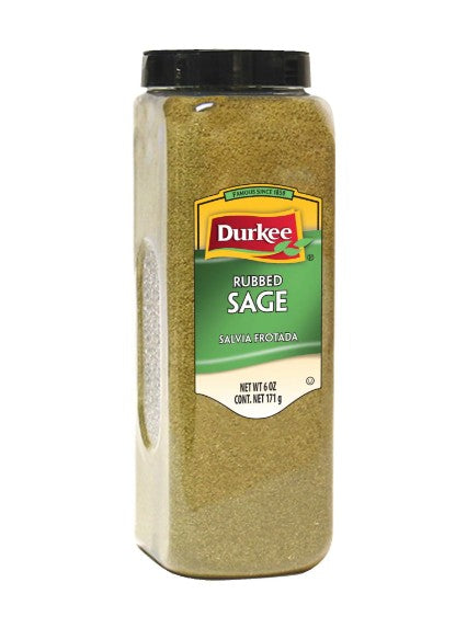 Durkee Rubbed Sage, 6 oz. (6 per case)