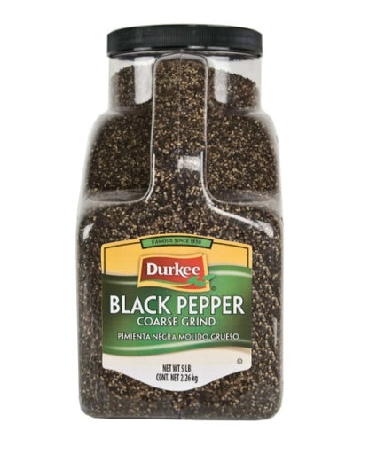 Durkee Coarse Ground Black Pepper, 5 lbs. (1 per case)