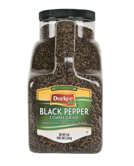 Durkee Coarse Ground Black Pepper, 5 lbs.