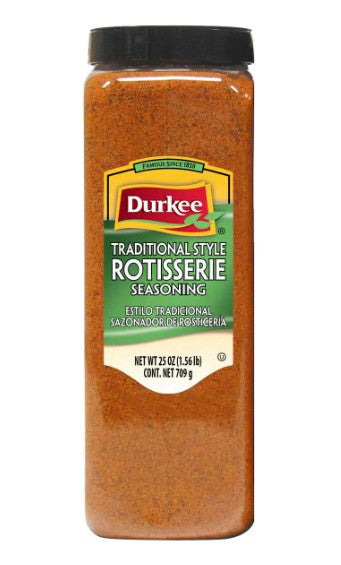 Durkee Traditional Style Rotisserie Seasoning, 25 oz.