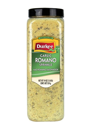 Durkee Garlic Romano Sprinkle, 19 oz.