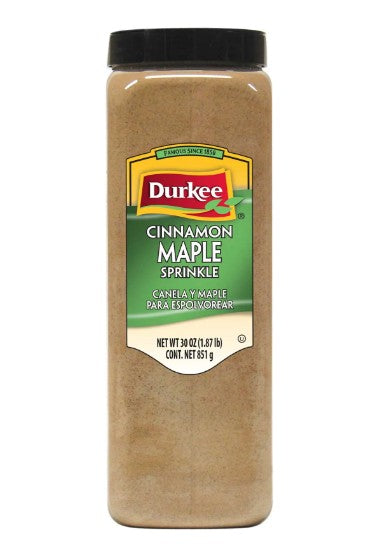 Durkee Cinnamon Maple Sprinkle, 30 oz.