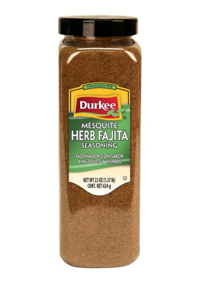 Durkee Mesquite Herb & Fajita Season, 22 oz.