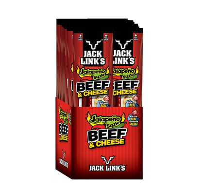 Jack Link's Jalapeno Sizzle Beef & Cheese, 1.2 oz. (192 per case)