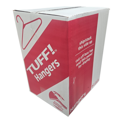 Classic Hangers TUFF! Tubular Hangars, 10 Pack (14 per case)
