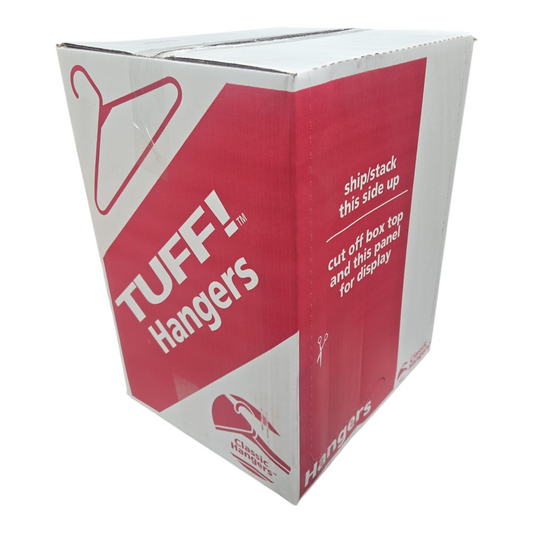 Classic Hangers TUFF! Tubular Hangars, 10 Pack