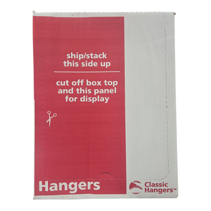 Classic Hangers TUFF! Tubular Hangars, 10 Pack (14 per case)