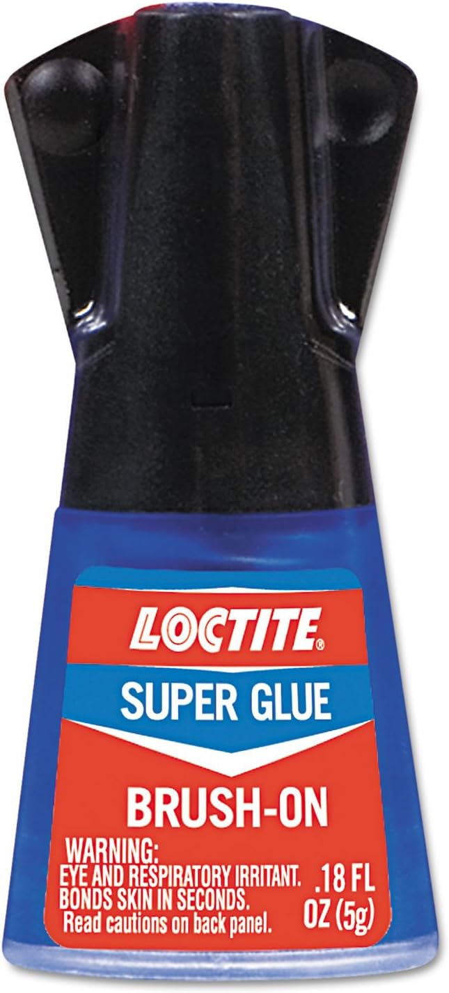 Loctite Super Glue Brush On Clear Liquid, 0.18 oz.