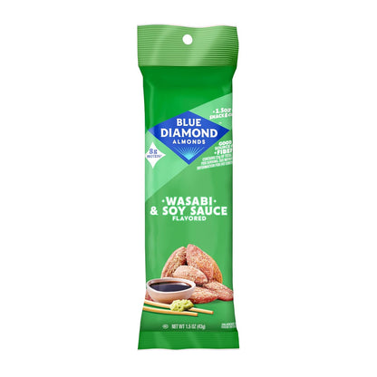 Blue Diamond Wasabi & Soy Almonds, 1.5 oz. (144 per case)