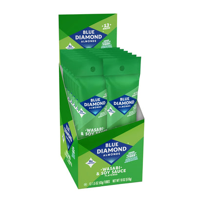 Blue Diamond Wasabi & Soy Almonds, 1.5 oz. (144 per case)