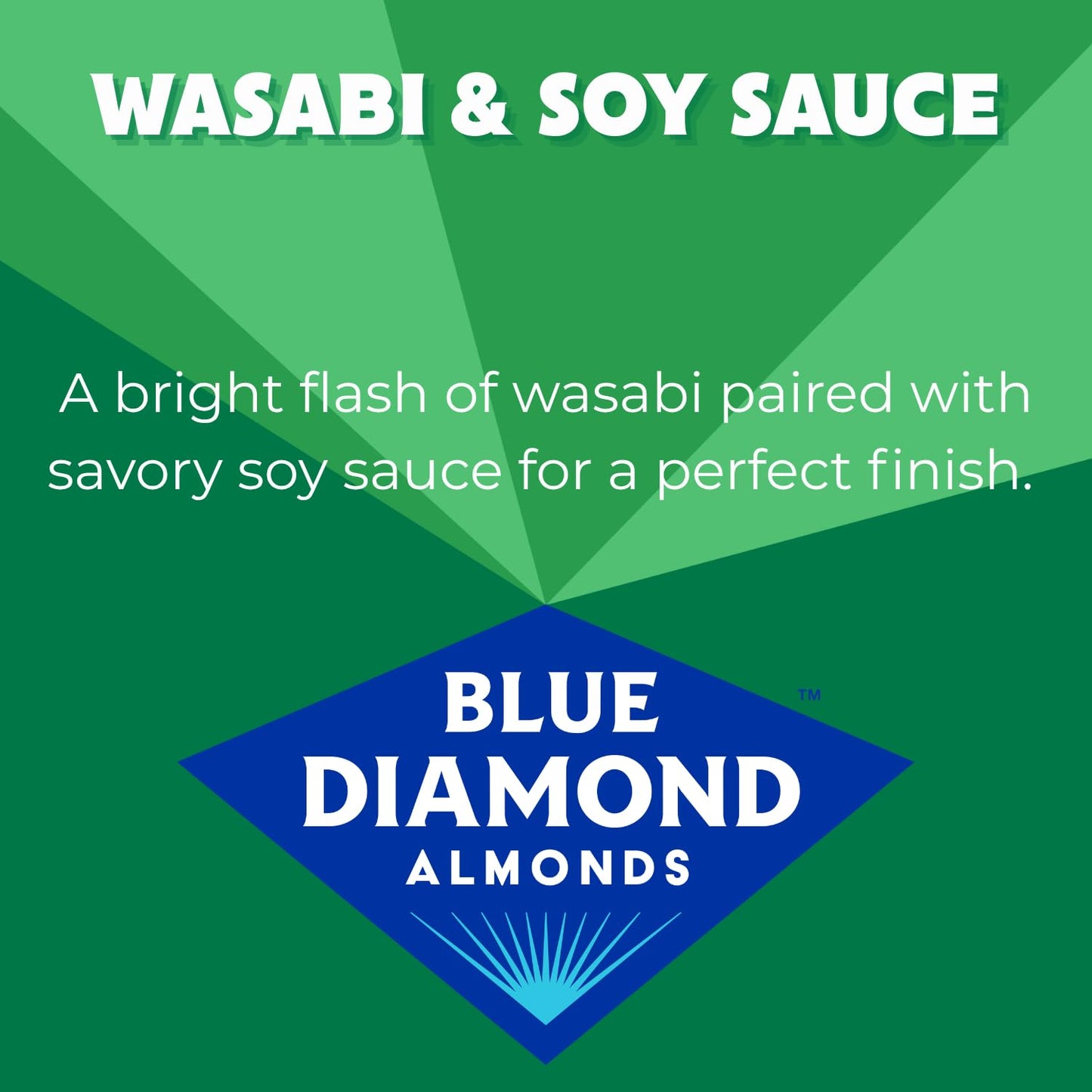 Blue Diamond Wasabi & Soy Almonds, 1.5 oz. (144 per case)