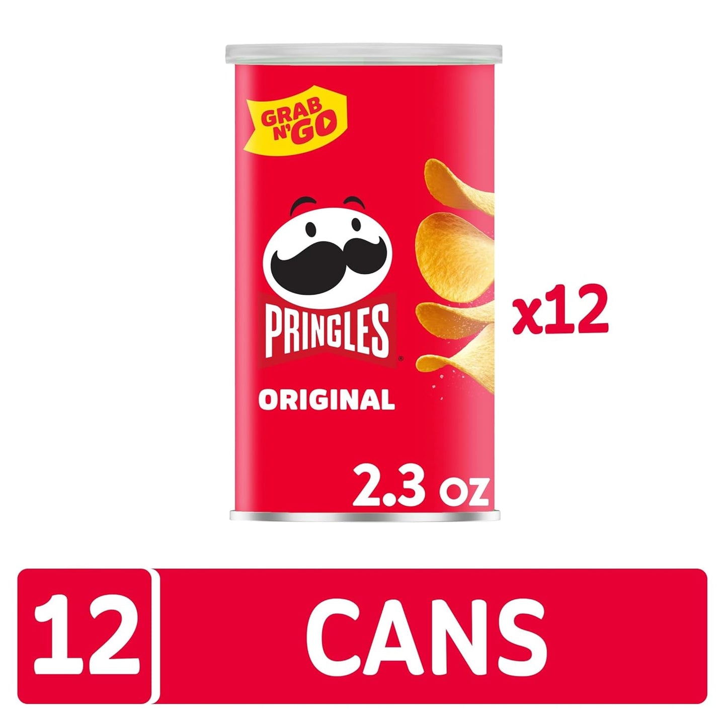 Kellogg Pringles Original, Large (Case of 12)