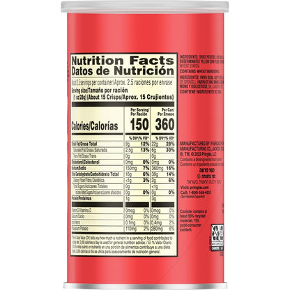 Kellogg Pringles Original, Large (Case of 12)