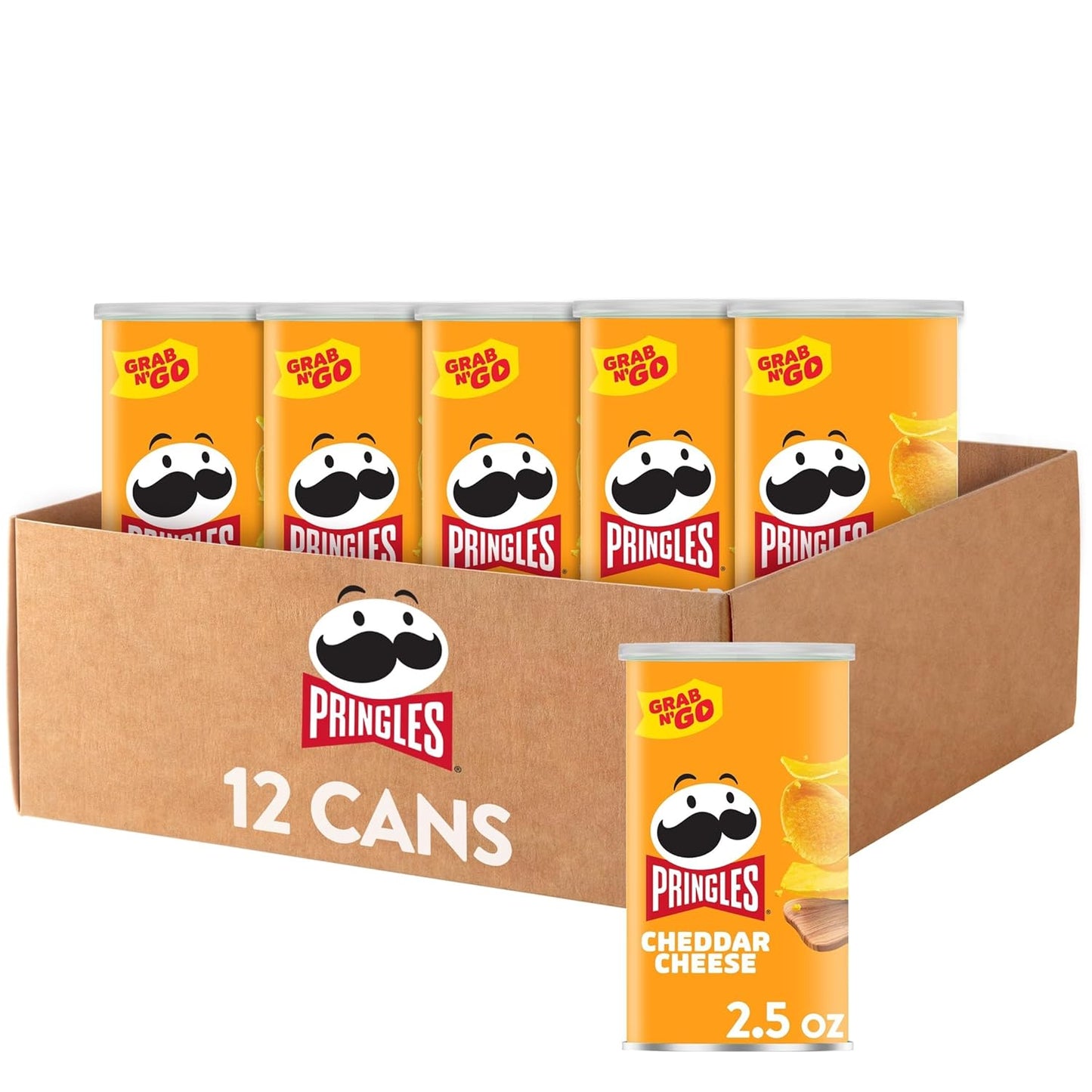 Kellogg Pringles Cheddar Cheese, Large