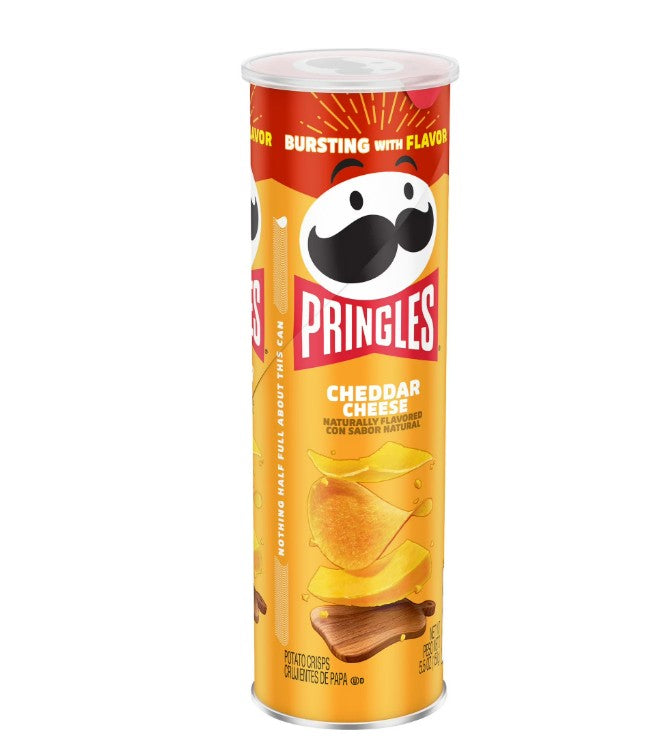 Kellogg's Pringles Cheddar Cheese, Super Stack (14 per case)