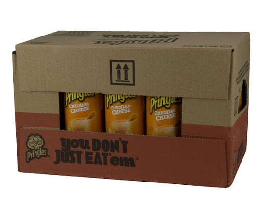 Kellogg's Pringles Cheddar Cheese, Super Stack (14 per case)