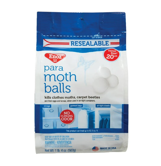 Enoz Para Moth Balls, 20 oz. (6 per case)