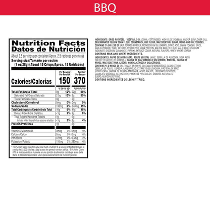 Kellogg Pringles BBQ, Large (Case of 12)