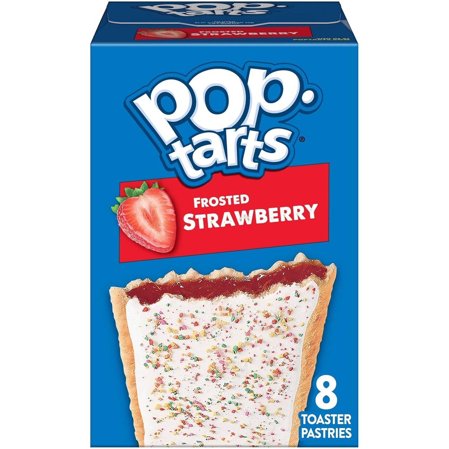 Kellogg's Frosted Strawberry Pop Tarts (12 per case)