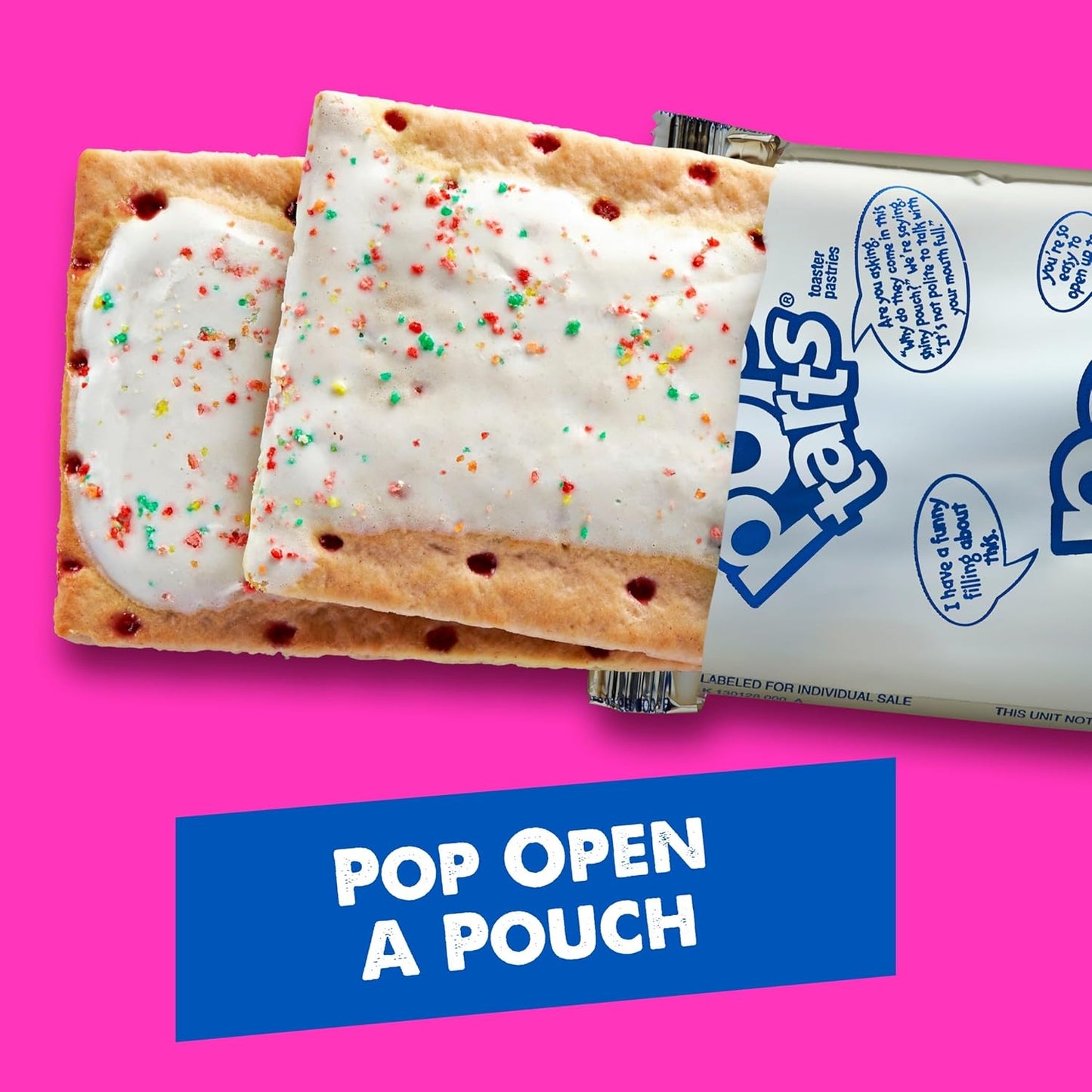 Kellogg's Frosted Strawberry Pop Tarts (12 per case)