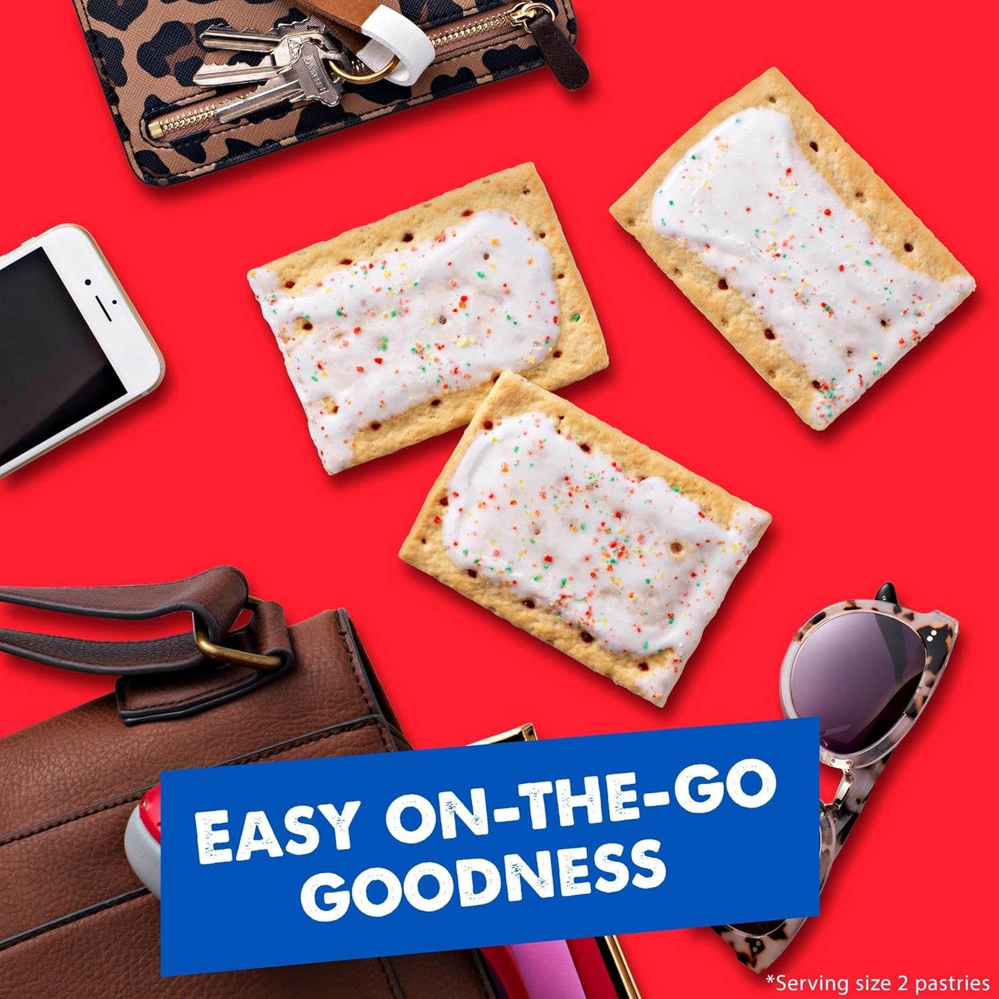 Kellogg's Frosted Strawberry Pop Tarts (12 per case)