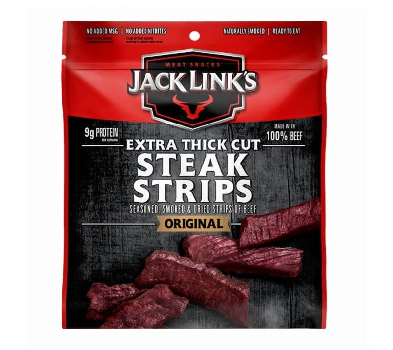 Jack Link's Original Thick Cut Steak Strips, 3 oz. (8 per case)