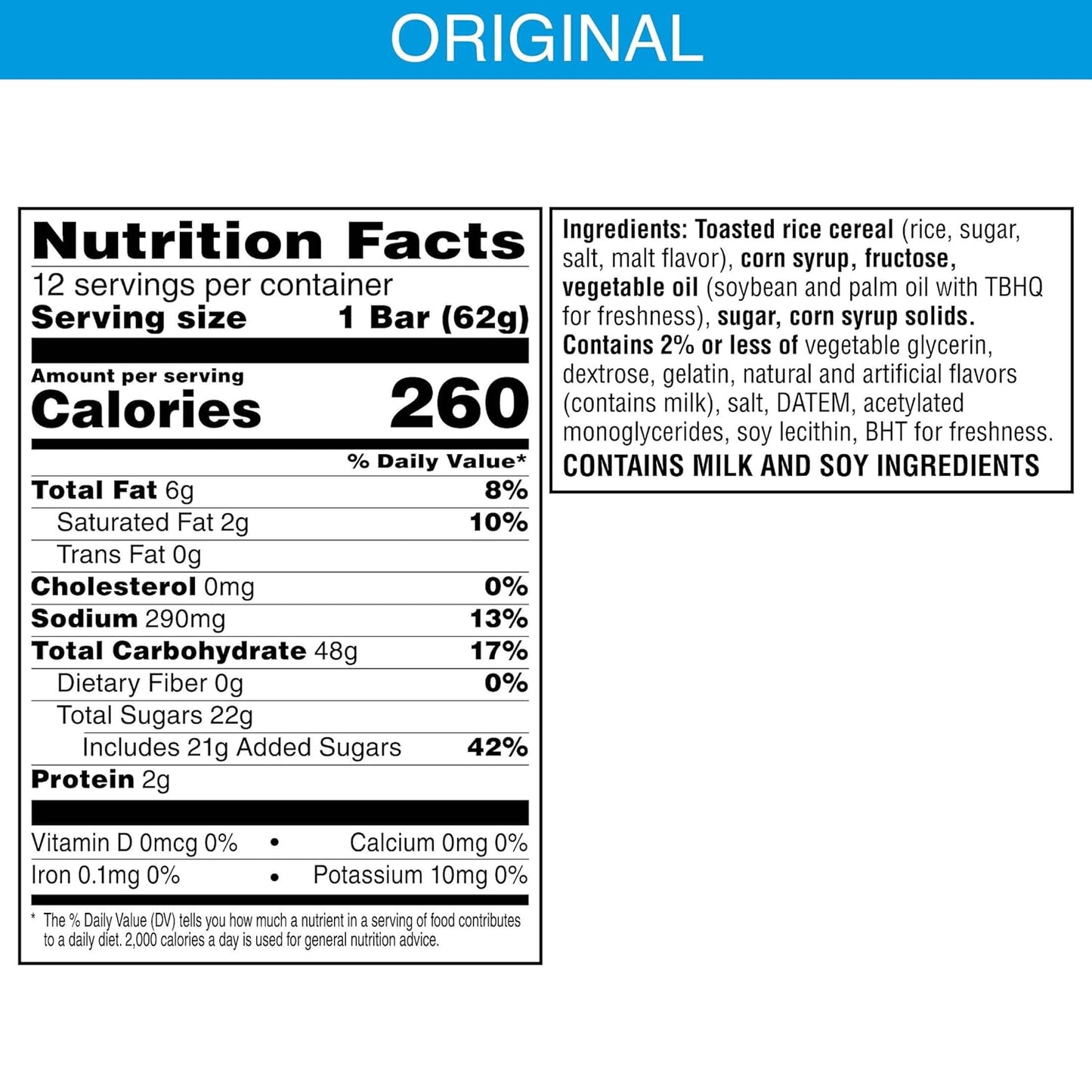 Kellogg's Rice Krispies Treat Original Big Bar