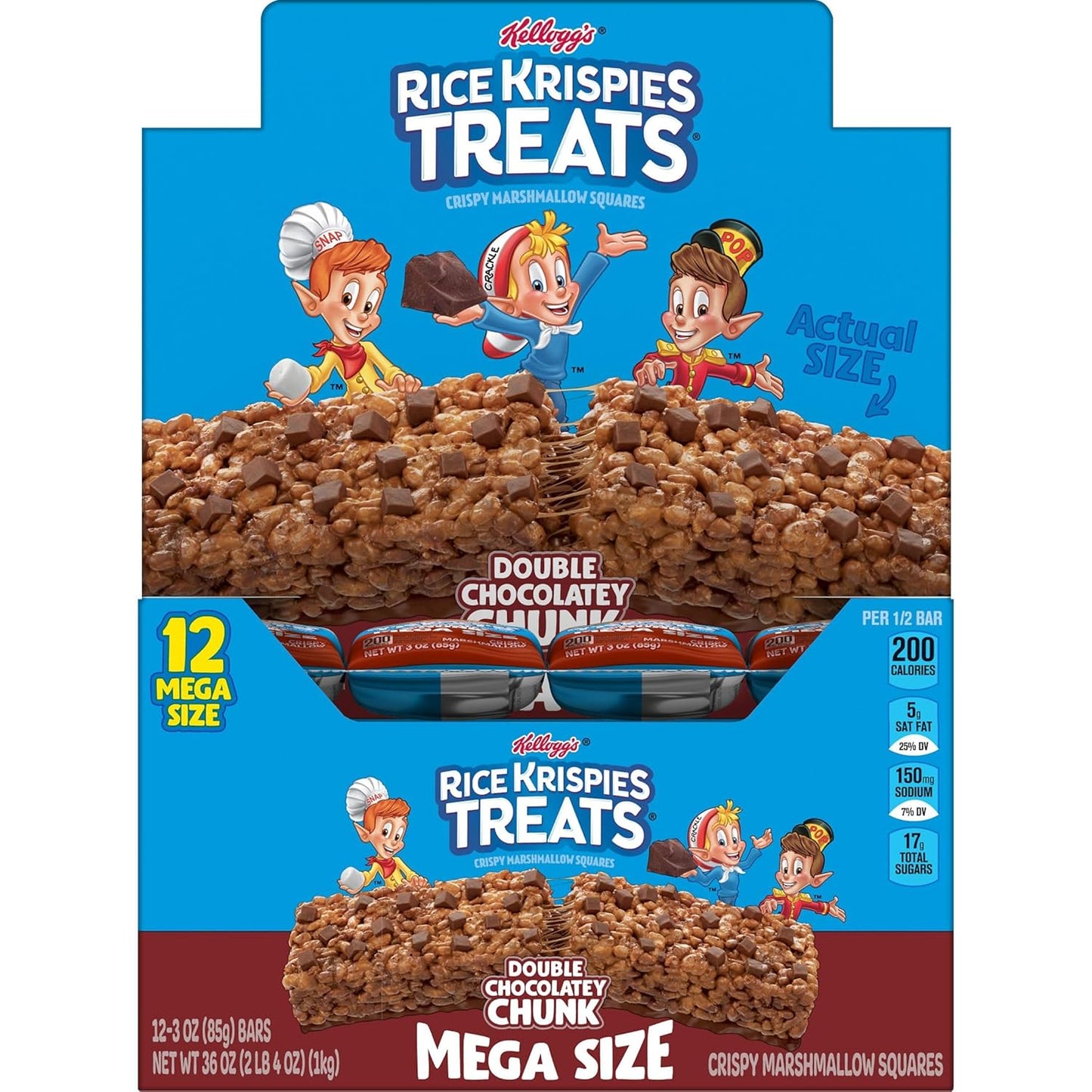 Kellogg's Rice Krispies Treat Double Chocolate Chunk Big Bar