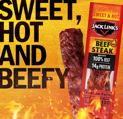 Jack Link's Sweet & Hot Steak Strips, 2 oz. (144 per case)