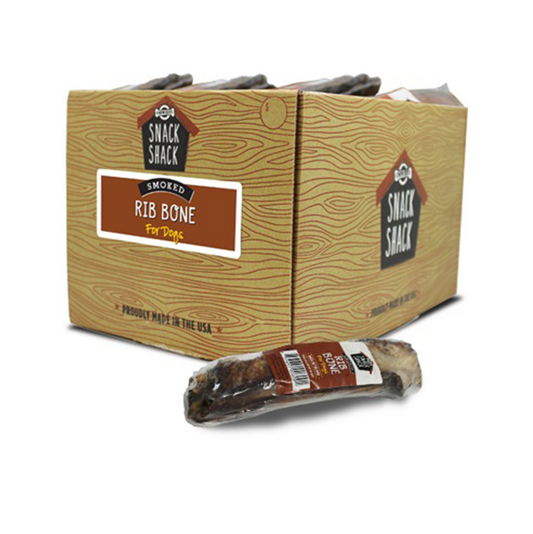 Cosmo's Snack Shack Pet Treats Hickory Smoked Rib Bones, 24 Count