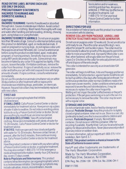 Hartz Ultraguard Pro Flea and Tick Collar for Dogs and Puppies (24 per case)