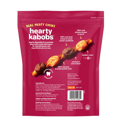 Hartz Oinkies Real Meaty Chews Hearty Kabobs (12 per case)