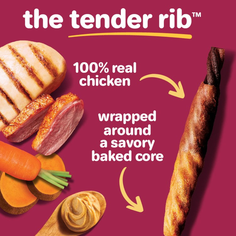 Hartz Oinkies Real Meaty Chews Tender Ribs