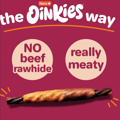 Hartz Oinkies Real Meaty Chews Tender Ribs