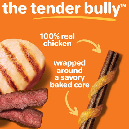 Hartz Oinkies Real Meaty Chews Tender Bullies