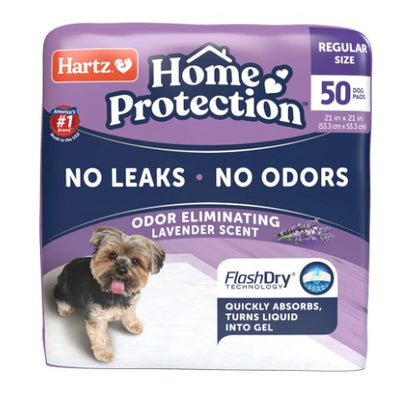 Hartz Home Protection Odor Eliminating Dog Pads - Lavendar Scent