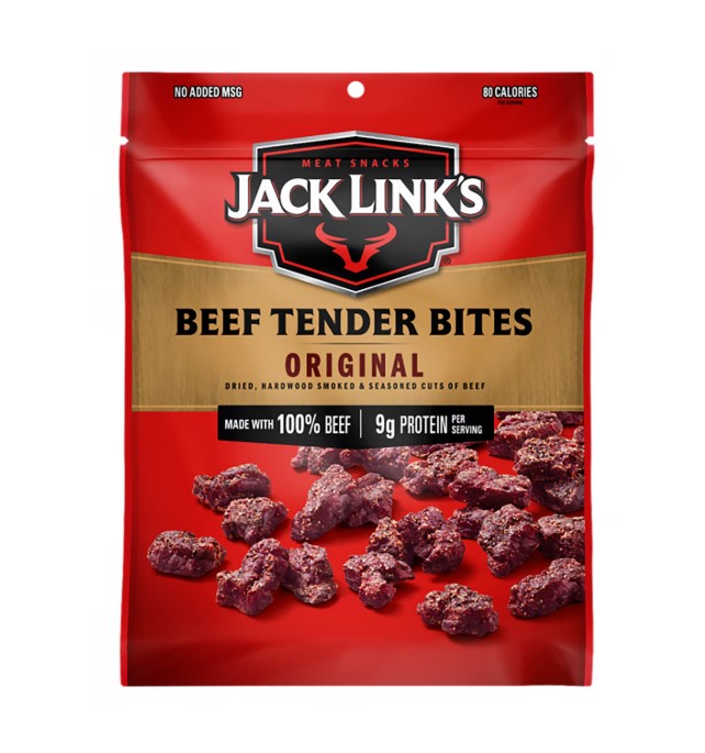 Jack Link's Original Beef Tender Bites, 3.25 oz. (8 per case)