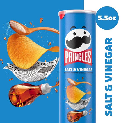 Kellogg's Pringles Salt & Vinegar, Super Stack (14 per case)