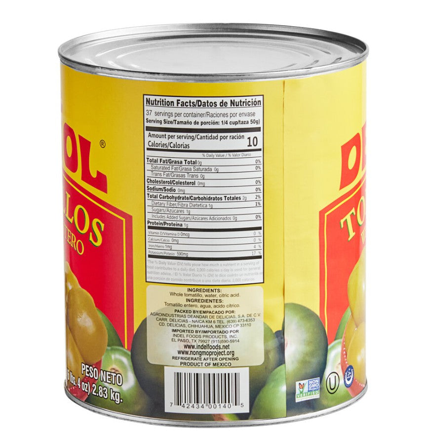 Del Sol Whole Tomatillos, 6 lb. 4 oz. can