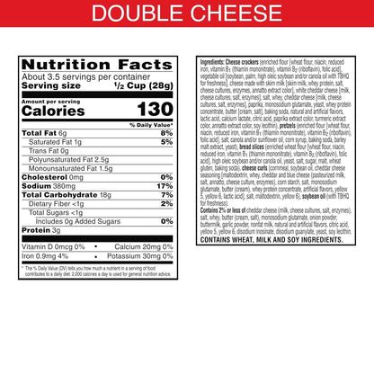 Keebler Cheez-It Snack Mix Double Cheese (6 per case)
