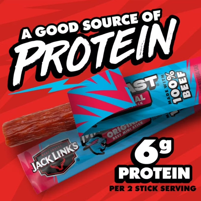 Jack Link's Mr. Beast Original Mini Sticks, 4 oz. (8 per case)