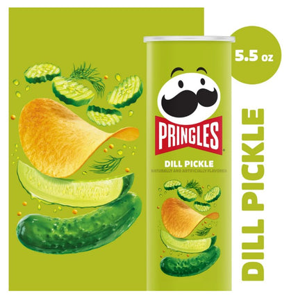 Kellogg's Pringles Dill Pickle, Super Stack (14 per case)
